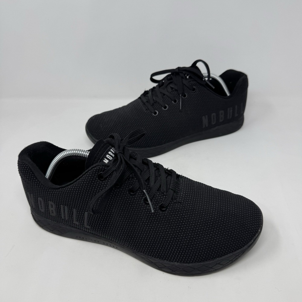 NOBULL SuperFabric Trainer Low Top Cross Training Shoes Black Men's Size 11